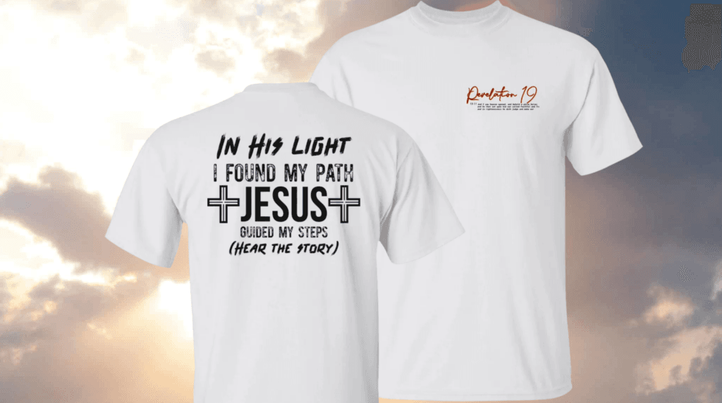 jesus guided my steps | bible verse t-shirts