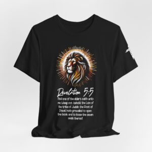 lion of judah christian t-shirt revelation 5:5